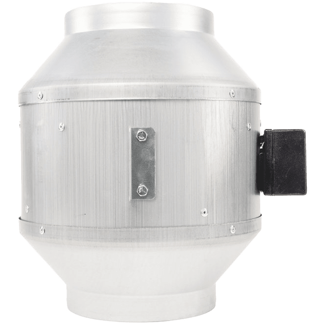 Fantech FKD 8 XL 8-Inch Mixed Flow Inline Centrifugal Fan - Side