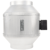 Fantech FKD 8 XL 8-Inch Mixed Flow Inline Centrifugal Fan - Side