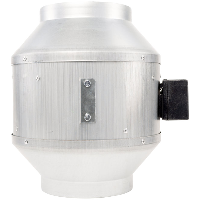 Fantech FKD 8 XL 8-Inch Mixed Flow Inline Centrifugal Fan - Side
