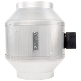 Fantech FKD 8 XL 8-Inch Mixed Flow Inline Centrifugal Fan - Side