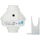 Fantech FR Series 4-in. Inline Centrifugal Fan - w/ Accessory