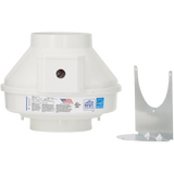 Fantech FR Series 6-in. Inline Centrifugal Fan - w/ Accessory