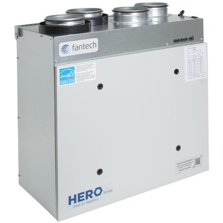 Fantech HERO 100E 102 CFM ERV - Angle 1