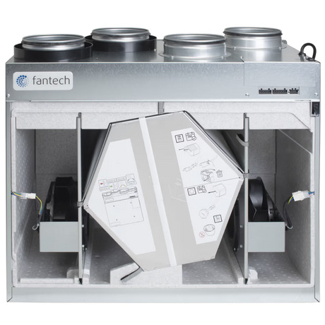 Fantech HERO 120H 119 CFM Heat Recovery Ventilator - Angle 1