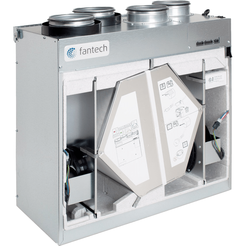 Fantech HERO 120H Heat Recovery Ventilator - Cross Section
