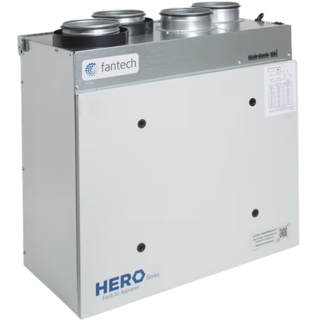 Fantech HERO 120H 119 CFM Heat Recovery Ventilator - Main