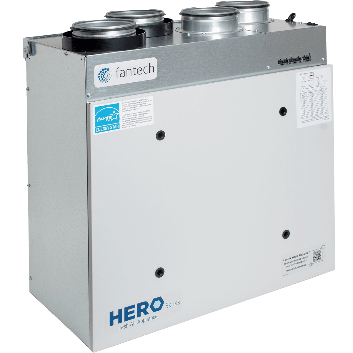 Fantech HERO 120H Heat Recovery Ventilator - Main