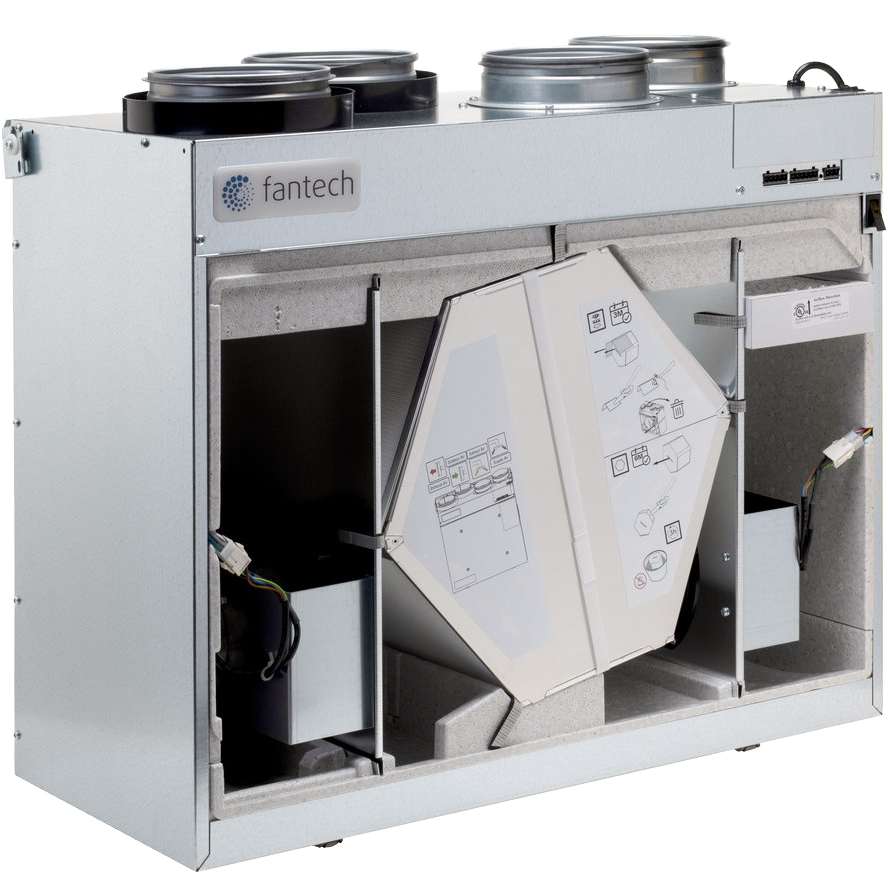 Fantech HERO 150H Heat Recovery Ventilator - Cross-Section