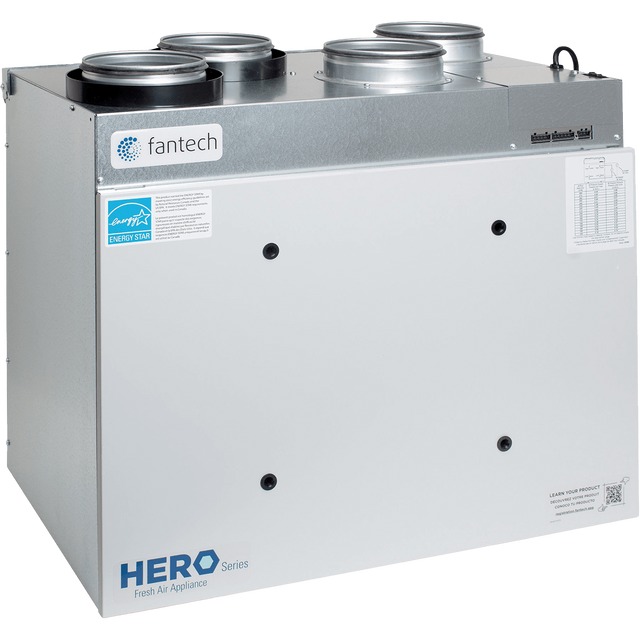 Fantech HERO 150H-EC 176 CFM Heat Recovery Ventilator w/EC Motor - Main