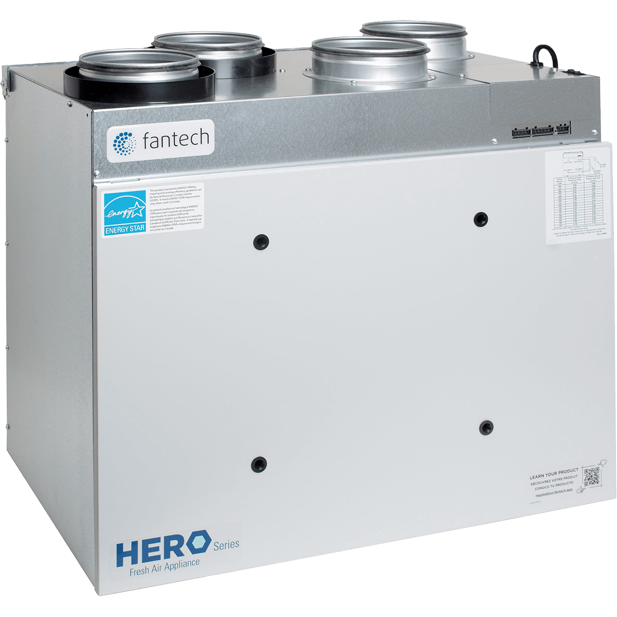 Fantech HERO 200H Heat Recovery Ventilator - Main