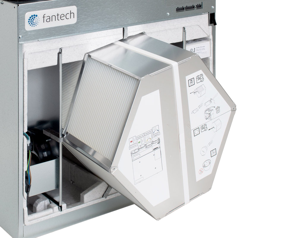 Fantech HERO 250H-EC Heat Recovery Ventilator - Housing