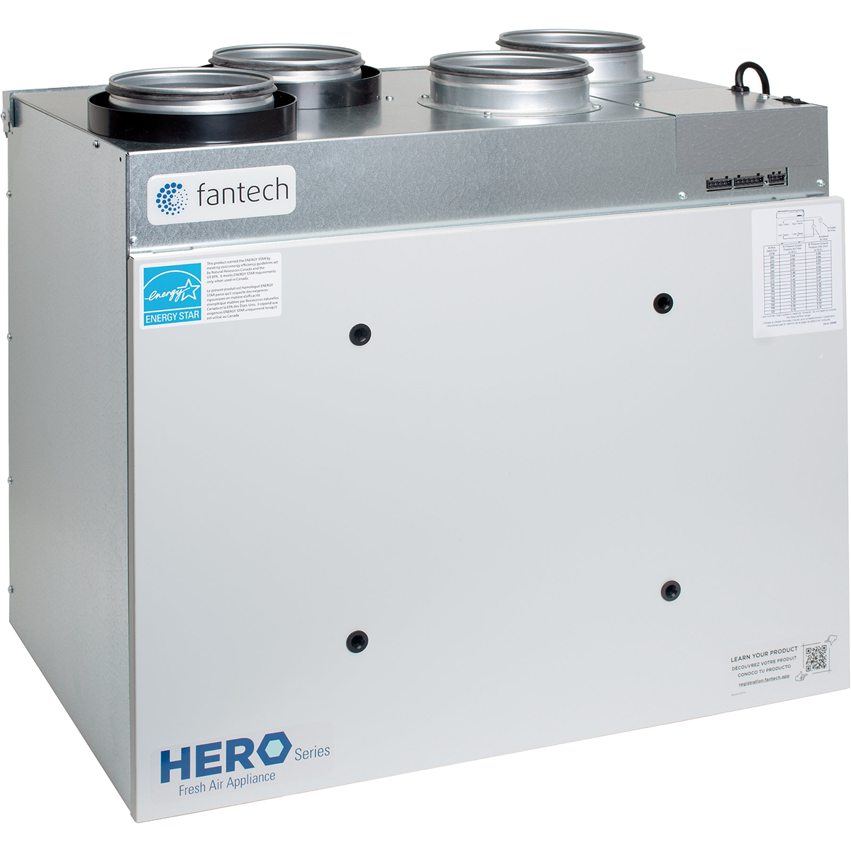 Fantech HERO 250H-EC Heat Recovery Ventilator - Main