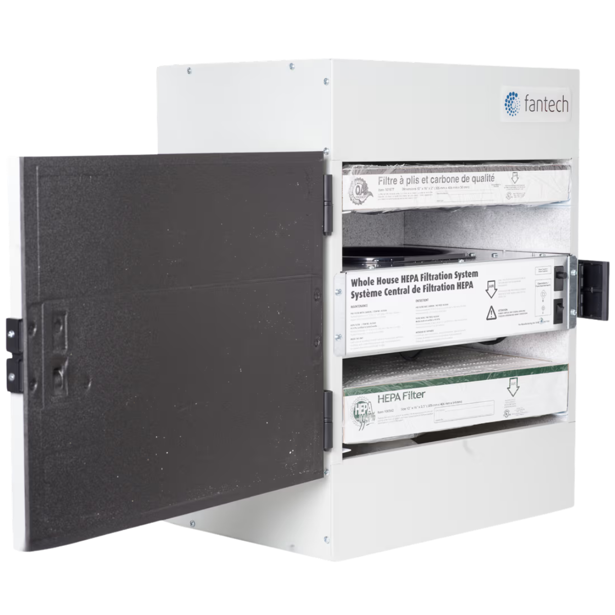 Fantech HERO HS300 Whole House HEPA Filtration System - Open