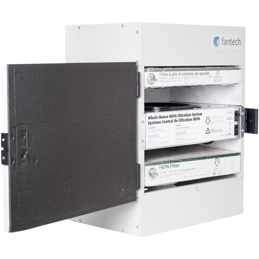 Fantech HERO HS300 Whole House HEPA Filtration System - Open