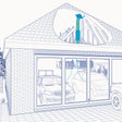 Fantech RE Series Roof Mount Centrifugal Duct Fan - Graphic