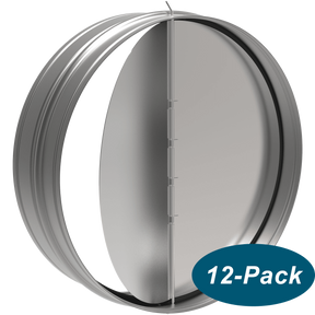 Fantech RSK10 10-Inch Duct Backdraft Damper - 12 Pack