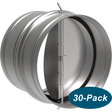 Fantech RSK4 4-Inch Duct Backdraft Damper - 30-Pack