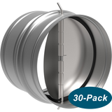 Fantech RSK4 4-Inch Duct Backdraft Damper - 30-Pack