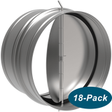 Fantech RSK5 5-Inch Duct Backdraft Damper - 18-Pack