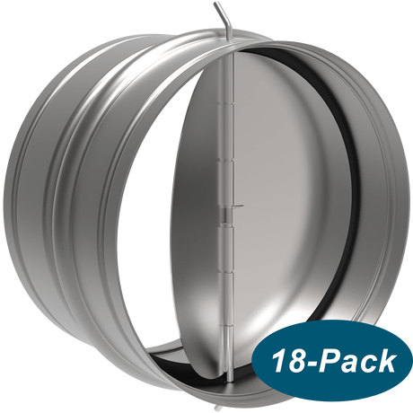Fantech RSK5 5-Inch Duct Backdraft Damper - 18-Pack