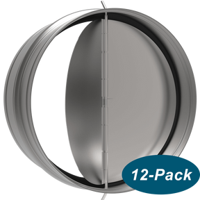 Fantech RSK6 6-Inch Duct Backdraft Damper - 12-Pack