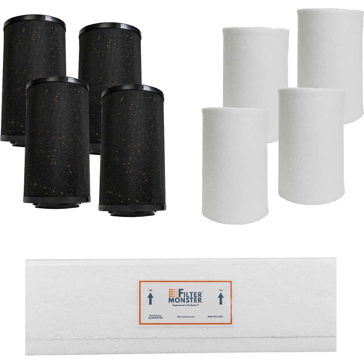 Filter Monster GC Multigas Replacement Filter Bundle (Comparable to IQAir™ GC Multigas™ for GC Multigas™ Series)