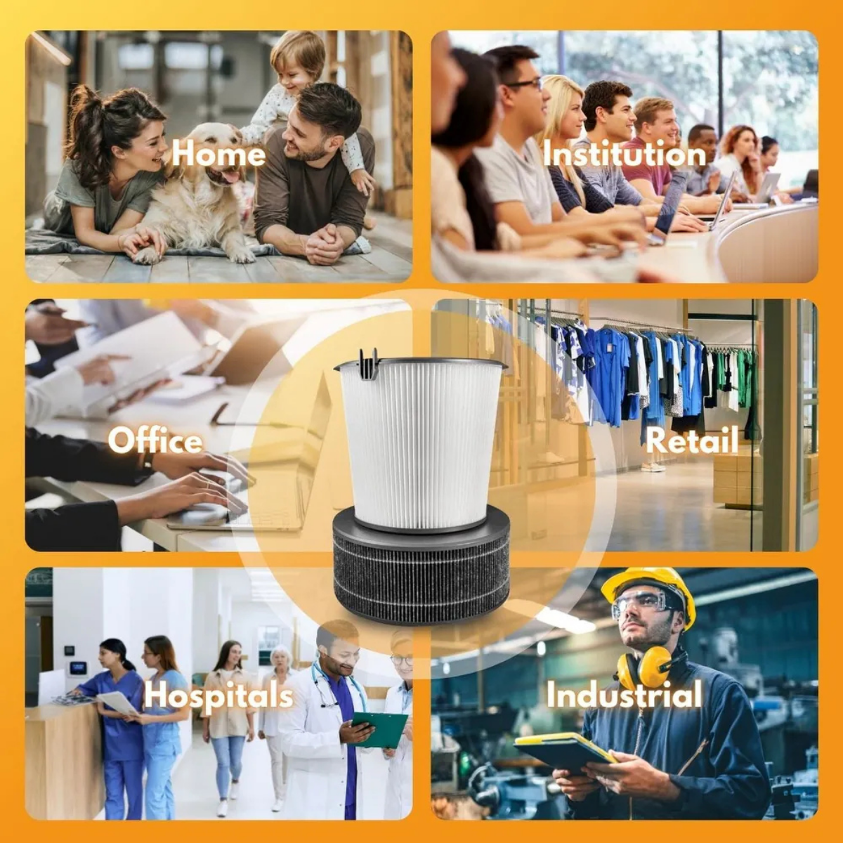 Filter-Monster Replacement H13 HEPA + PreFilter Kit Compatible with Aeris Aair Lite - Infographic 4