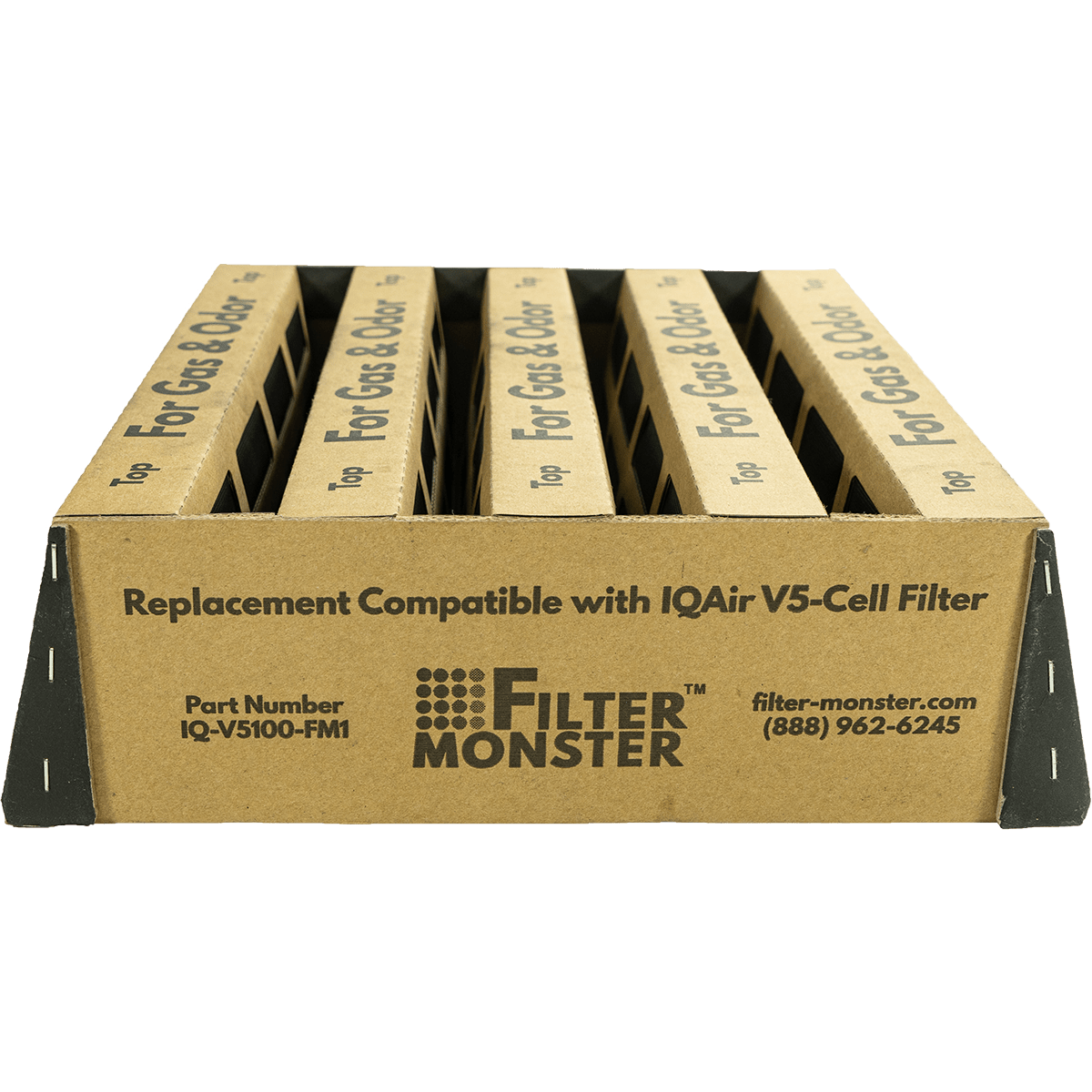 Filter Monster V5100 Replacement Activated Carbon Filter (Comparable to IQAir™  V5-Cell™ for HealthPro™ Series)