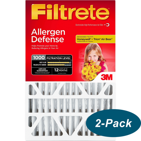 3M Filtrete MPR 1000 4-Inch Micro Allergen Defense Air Filters