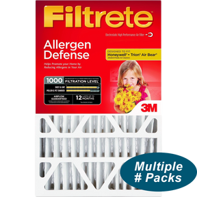 3M Filtrete MPR 1000 4-Inch Micro Allergen Defense Air Filters
