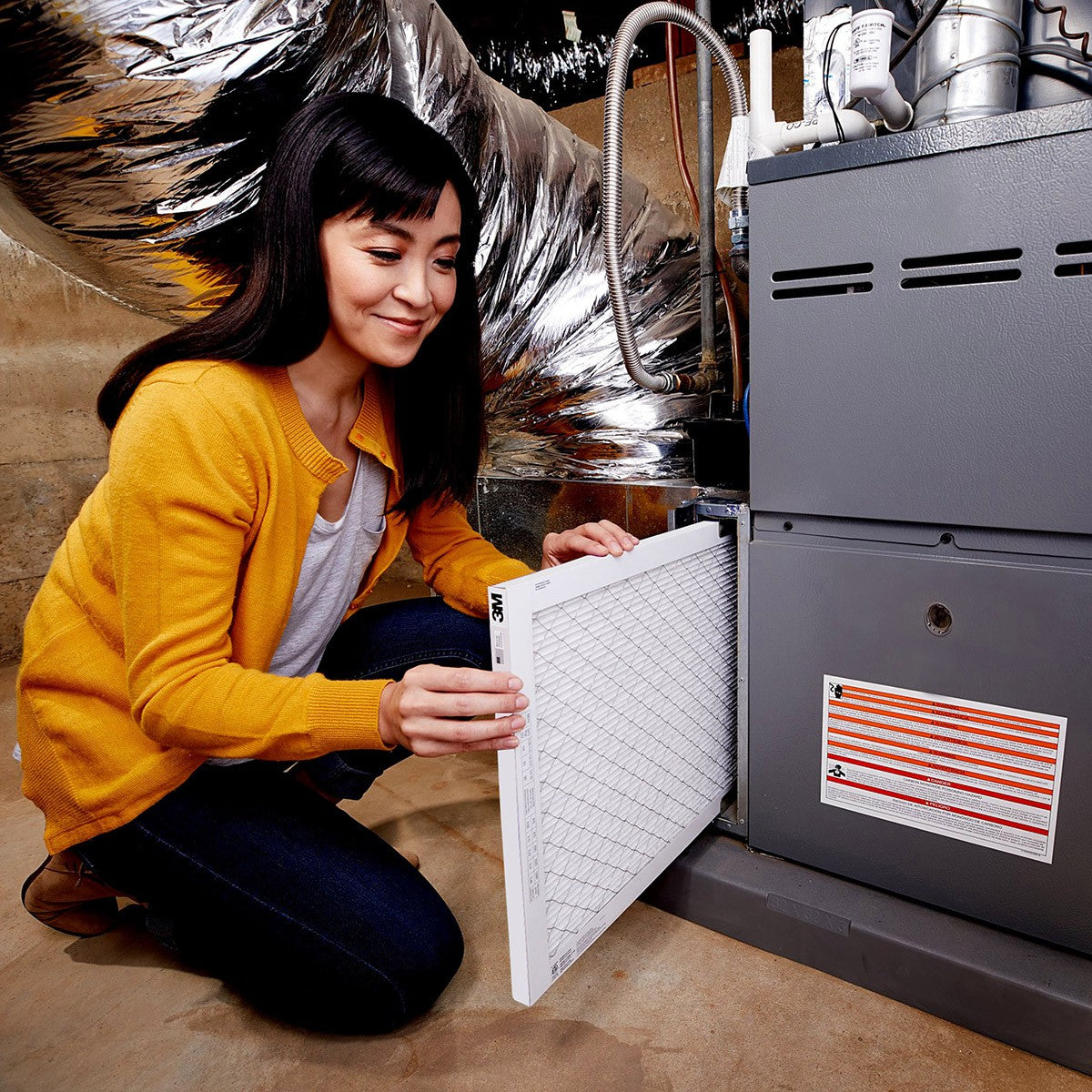 3M Filtrete Allergen Defense Furnace Filter - HVAC Installation