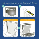 3M Filtrete Allergen Defense Furnace Filter - Installation Graphic