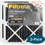 3M Filtrete 1200 MPR Allergen Defense Odor Reduction Filters 20x20x1 2-PACK