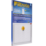 3M Filtrete 2200 MPR Premium Allergen & Home Pollutants Smart Air Filter - Angle