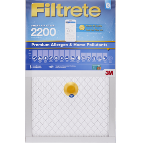 3M Filtrete 2200 MPR Premium Allergen & Home Pollutants Smart Air Filter