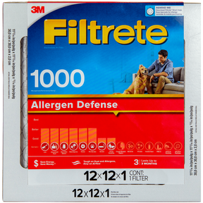 3M Filtrete Allergen Defense Furnace Filter 12x12x1
