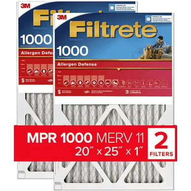 3M Filtrete Allergen Defense Furnace Filter - 20 x 25 x 1