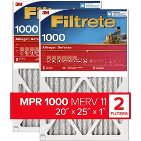 3M Filtrete Allergen Defense Furnace Filter - 20 x 25 x 1