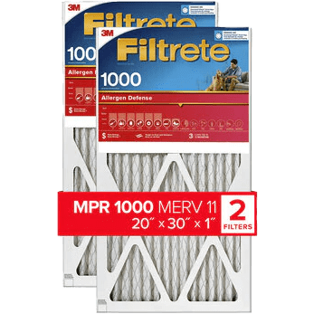 3M Filtrete Allergen Defense Furnace Filter - 20 x 30 x 1