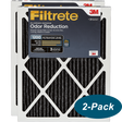 3M Filtrete 1200 MPR Allergen Defense Odor Reduction Filters - 2-Pack