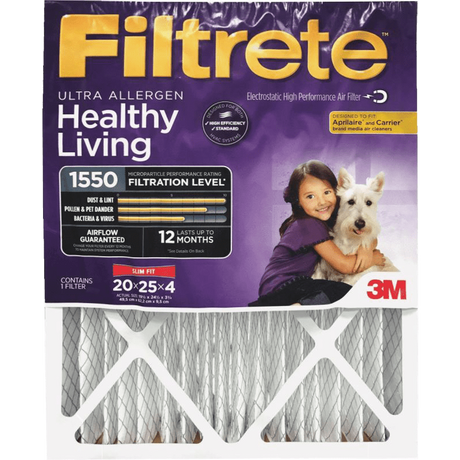 3M Filtrete Ultra Allergen Reduction Filter Slim Fit 20x25x4
