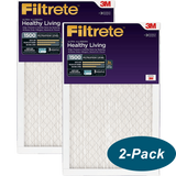 3M Filtrete Healthy Living 1500 MPR Ultra Allergen Reduction Filters - 2-Pack