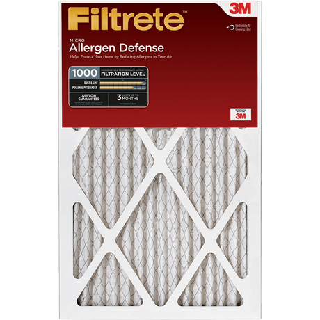 3M Filtrete 1-Inch Micro Allergen Defense MPR 1000 Air Filters