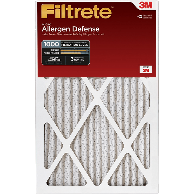 3M Filtrete 1-Inch Micro Allergen Defense MPR 1000 Air Filters