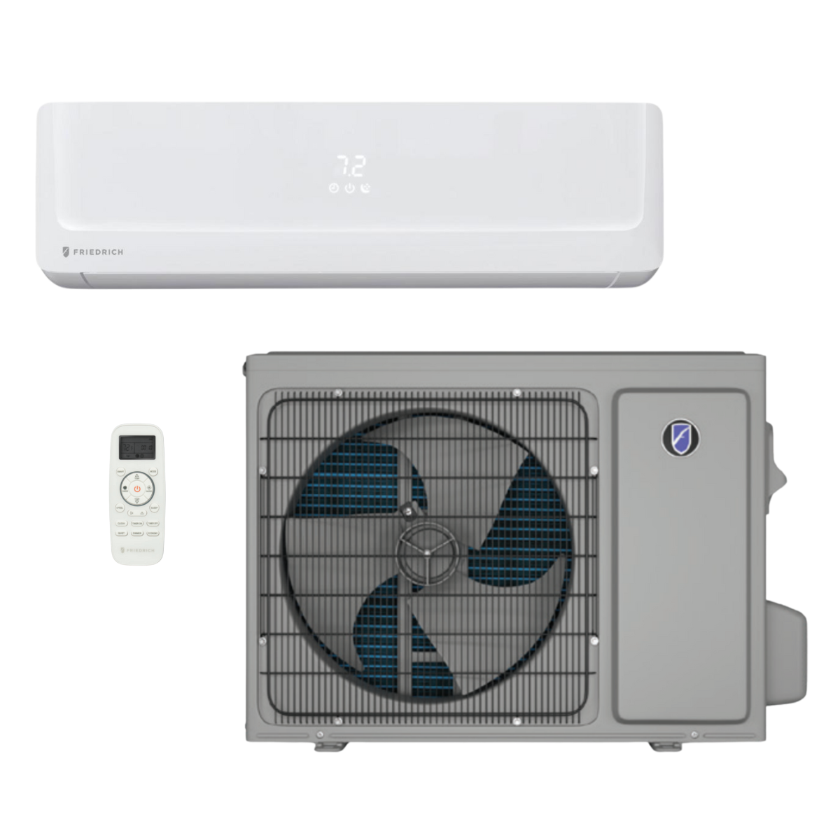 Friedrich 18,000 BTU Floating Air Select Mini Split w/ Electric Heat - Main