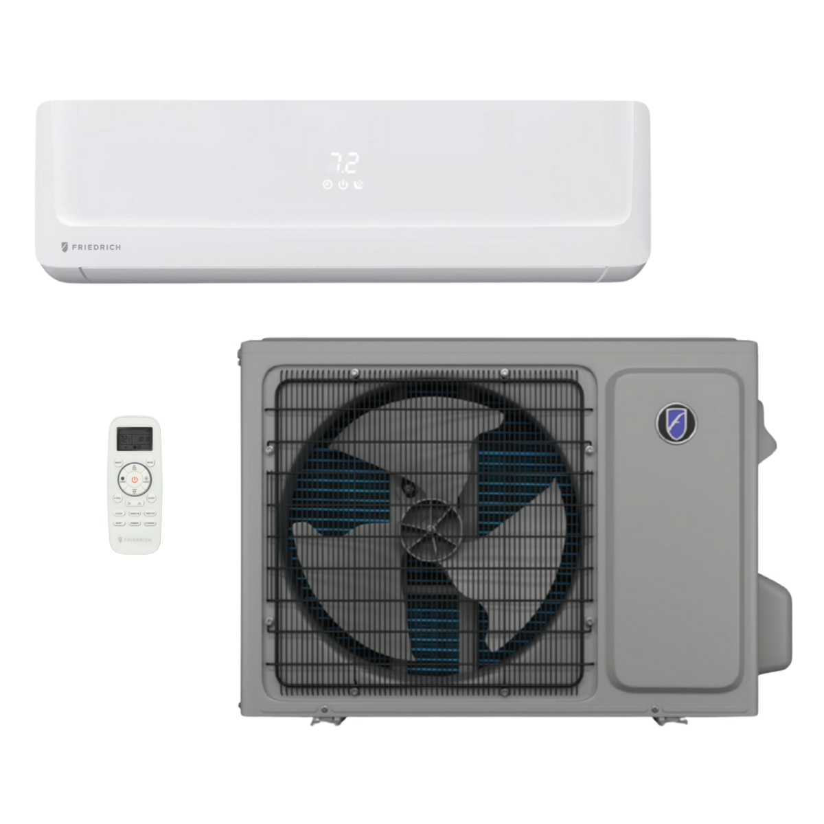 Friedrich 24,000 BTU Floating Air Select Mini Split w/ Electric Heat - Main