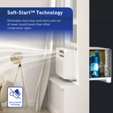 Friedrich Chill Premier Inverter 10,000 BTU Smart Window Air Conditioner - Infographic 2