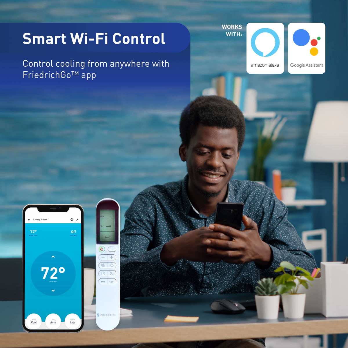 Friedrich Chill Premier Inverter 10,000 BTU Smart Window Air Conditioner - Infographic 3