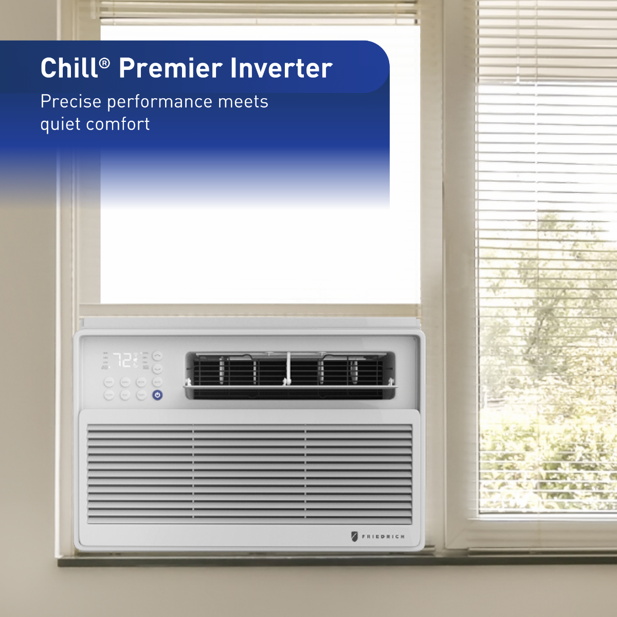 Friedrich Chill Premier Inverter 10,000 BTU Smart Window Air Conditioner - Infographic 6