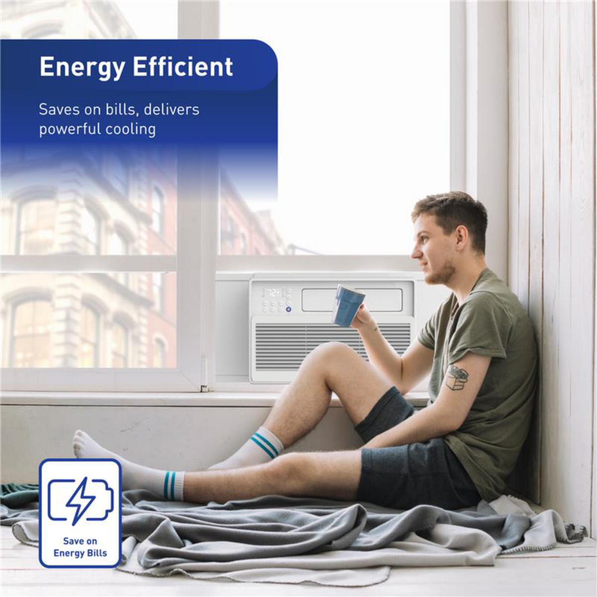 Friedrich Chill Premier Inverter 12,000 BTU Smart Window Air Conditioner - Infographic 4